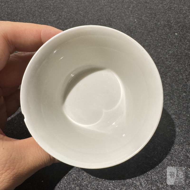 清雍正 墨彩人物故事图马蹄杯一组四件 - 图23